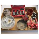 Hole saws with Dayton, various size...