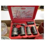 Hole saws with Dayton, various size...