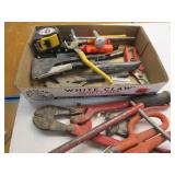 Bolt cutter, pop riveter, cutters...