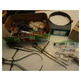 Calipers, feeler gauges, T wrenches...