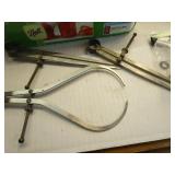 Calipers, feeler gauges, T wrenches...