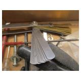 Calipers, feeler gauges, T wrenches...