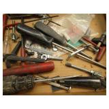 Calipers, feeler gauges, T wrenches...