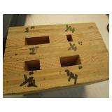 Calipers, feeler gauges, T wrenches...