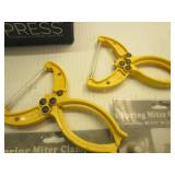 Spring miter clamps with new, Klein...
