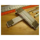 Folding rulers, industrial arts tri...