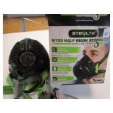 Mask respirator, Binks sprayer...