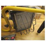 LED and halogen work lights, receiv...