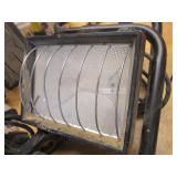 LED and halogen work lights, receiv...