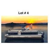 2016 250 Crest Pontoon with 60 HP Mercury Motor