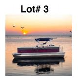 2016 250 Crest Pontoon with a 60HP Mercury Four Stroke Motor