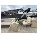 2017 250 Crest Pontoon with a 60HP Mercury Four Stroke Motor