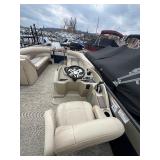 2017 250 Crest Pontoon with a 60HP Mercury Four Stroke Motor
