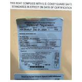 2017 250 Crest Pontoon with a 60HP Mercury Four Stroke Motor