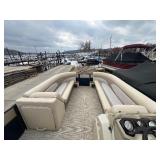 2017 250 Crest Pontoon with a 60HP Mercury Four Stroke Motor