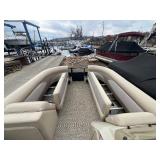2017 250 Crest Pontoon with a 60HP Mercury Four Stroke Motor