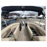 2019 220 Crest C-1 Pontoon with a 75HP Honda Motor