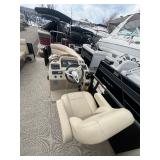 2019 220 Crest C-1 Pontoon with a 75HP Honda Motor