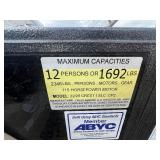 2019 220 Crest C-1 Pontoon with a 75HP Honda Motor