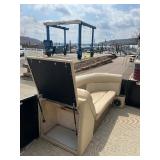 2019 220 Crest C-1 Pontoon with a 75HP Honda Motor