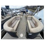 2017 250 Crest Pontoon with a 60 HP Mercury Four Stroke Motor