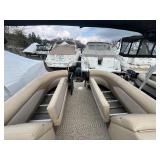 2017 250 Crest Pontoon with a 60 HP Mercury Four Stroke Motor