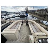 2017 250 Crest Pontoon with a 60 HP Mercury Four Stroke Motor