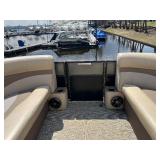 2017 250 Crest Pontoon with a 60 HP Mercury Four Stroke Motor