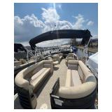 2017 250 Crest Pontoon with a 60 HP Mercury Four Stroke Motor