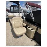 2017 250 Crest Pontoon with a 60HP Mercury Fourstroke Motor