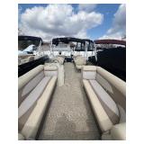 2017 250 Crest Pontoon with a 60HP Mercury Fourstroke Motor