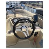2017 250 Crest Pontoon with a 60HP Mercury Fourstroke Motor
