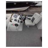 2019 C1 Crest Pontoon with a 75HP Honda Motor