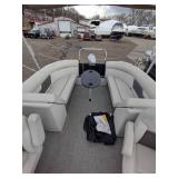 2019 C1 Crest Pontoon with a 75HP Honda Motor