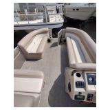 2013 21ft Crest Wave V SLR Pontoon With a 150HP Mercury 4 Stroke Motor
