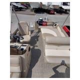 2013 21ft Crest Wave V SLR Pontoon With a 150HP Mercury 4 Stroke Motor