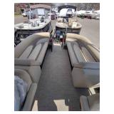 2016 250 Crest Pontoon with a 60HP Mercury Four Stroke Motor