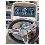 2019 220 Crest C-1 Pontoon with a 75HP Honda Motor