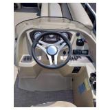 2017 250 Crest Pontoon with a 60HP Mercury Four Stroke Motor