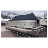 2013 21ft Crest Wave V SLR Pontoon With a 150HP Mercury 4 Stroke Motor