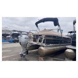 2019 220 Crest C-1 Pontoon with a 75HP Honda Motor