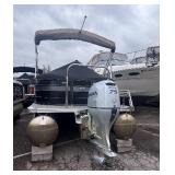 2019 C1 Crest Pontoon with a 75HP Honda Motor