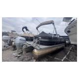 2019 C1 Crest Pontoon with a 75HP Honda Motor