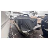 2019 C1 Crest Pontoon with a 75HP Honda Motor