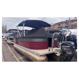 2016 250 Crest Pontoon with a 60HP Mercury Four Stroke Motor