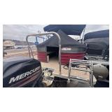 2016 250 Crest Pontoon with a 60HP Mercury Four Stroke Motor