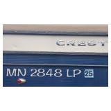 2017 250 Crest Pontoon with a 60HP Mercury Four Stroke Motor