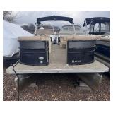 2017 250 Crest Pontoon with a 60 HP Mercury Four Stroke Motor