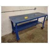Rolling Work Bench, 72"x29"...