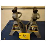 (2) Evercraft 2 Ton Jack Stands...